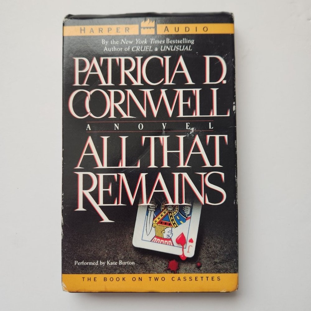 All That Remains by Patricia Cornwell 1994, Audio Cassette, Abridged